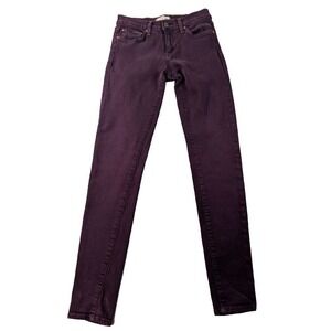 Principles Dreamer Jeans Womens Purple Skinny Low Rise‎ Stretch Pants Chic Sz 26